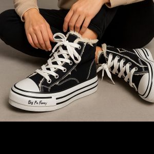 High-Top Platform Sneakers