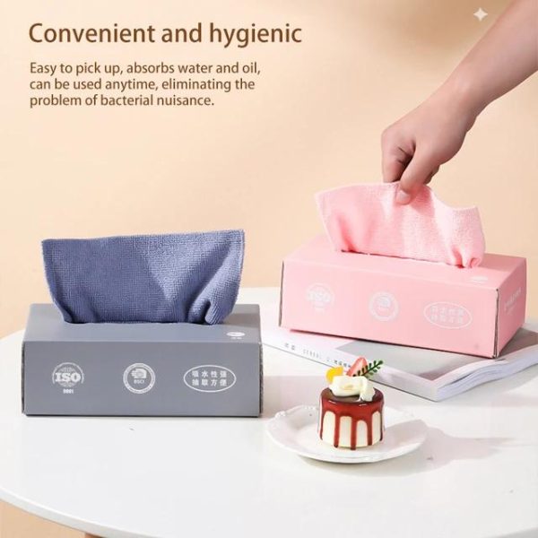 Buy Microfiber Rags Tissue Box Packaging Online at Best Price