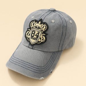 84 Years Embroidered Baseball Cap Gray for 1 KD in Kuwait