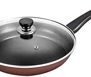 Non-Stick Frying Pan with Glass Lid – 26cm