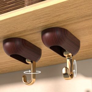 8 Pcs Wall Mounted Folding Hooks