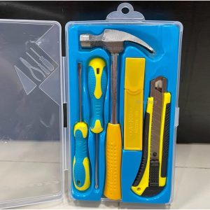 Portable Hand Tool Kit – 5 Pcs Set with Storage Case