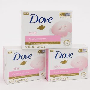 Dove Pink Beauty Soap – Set of 3 (90g Each)