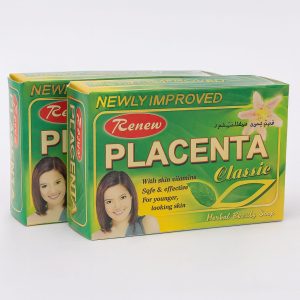 Placenta Classic Herbal Beauty Soap – Set of 2 (135g Each)