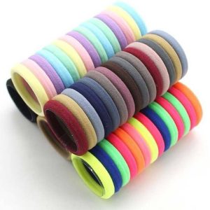 72 Pcs Colorful Elastic Hair Ties Set