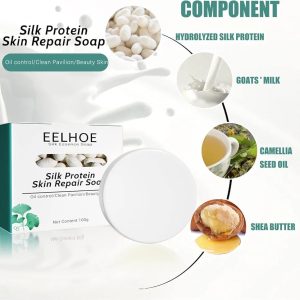 Eelhoe Silk Protein Skin Repair Soap – 100g x 2 pcs