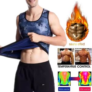 Men’s Neoprene Sweat Vest – Body Shaper & Gym Training Vest