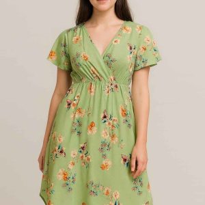 Women’s Floral V-Neck Summer Dress