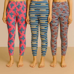 Assorted 3 PCS Women’s Printed Leggings