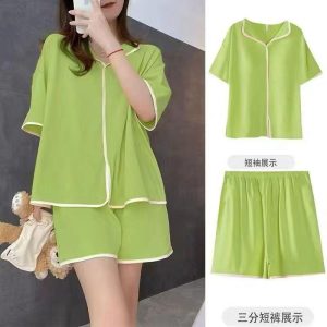 Women’s Summer Short Sleeve Pajama Set