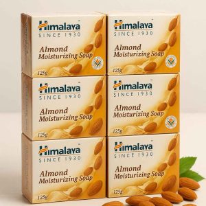Himalaya Almond Moisturizing Soap – 125g (Pack of 6)
