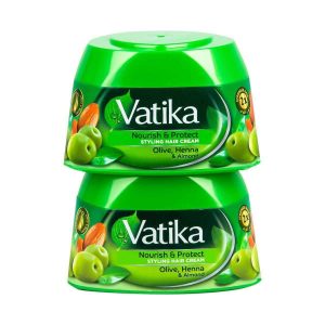 2 Pcs Vatika Styling Hair Cream 140 ML + 140 ML
