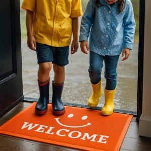 Smiley Welcome Doormat