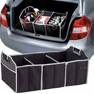Foldable Multi-Compartment Car Trunk Organizer