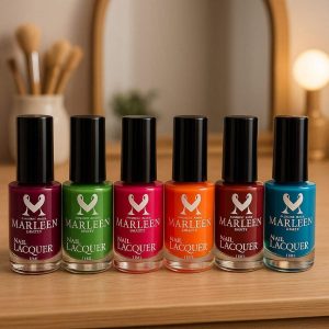 Marleen Beauty Nail Lacquer Set – 6 Vibrant Colors (11ml Each)