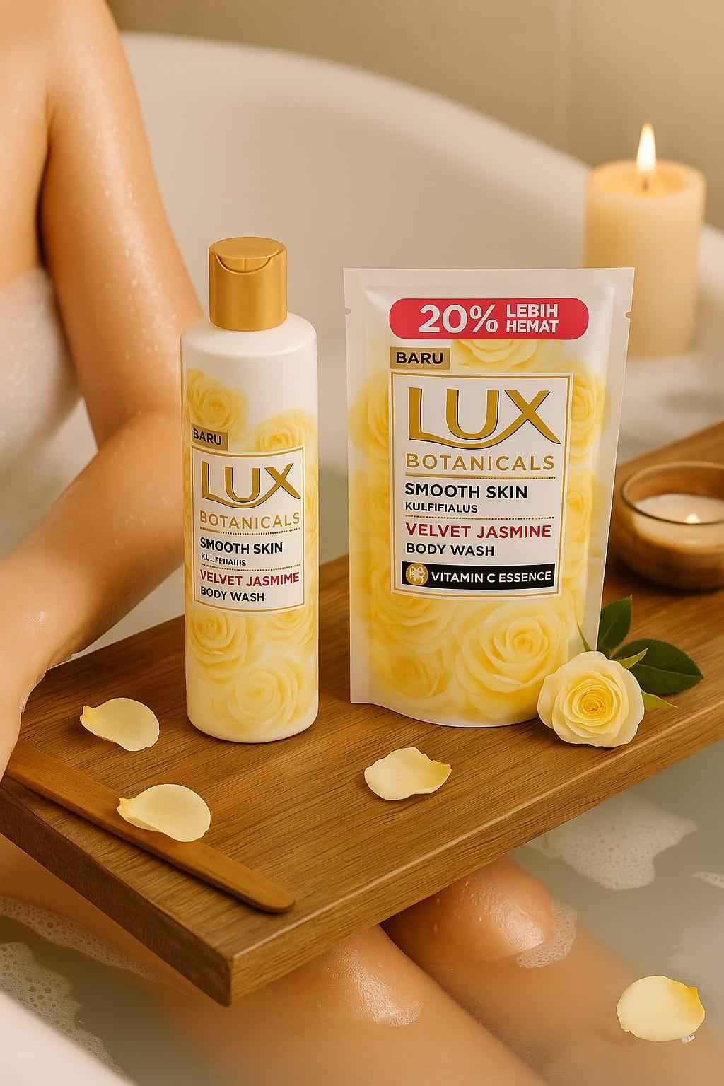 Order LUX Jasmine Body Wash with Refill Pack For 1KD in Kuwait