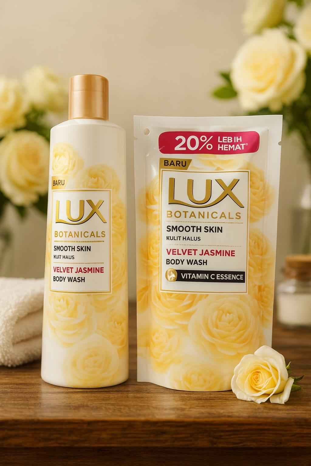 Buy LUX Botanicals Velvet Jasmine Body Wash For 1KD in Kuwait