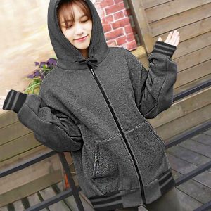 Cozy Zip-Up Fleece Hoodie Jacket