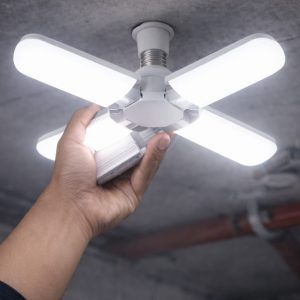 Foldable LED Garage Light Bulb