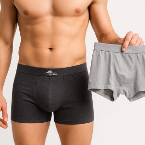Men’s Premium Cotton Boxer Shorts (2 pcs Set)