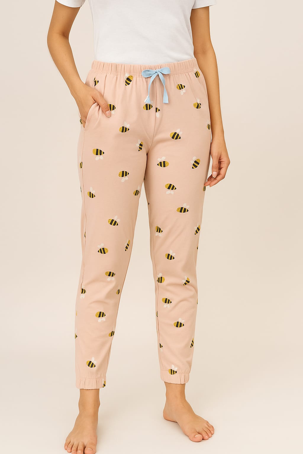 Get Women's Cotton Print Joggers For 1KD in Kuwait