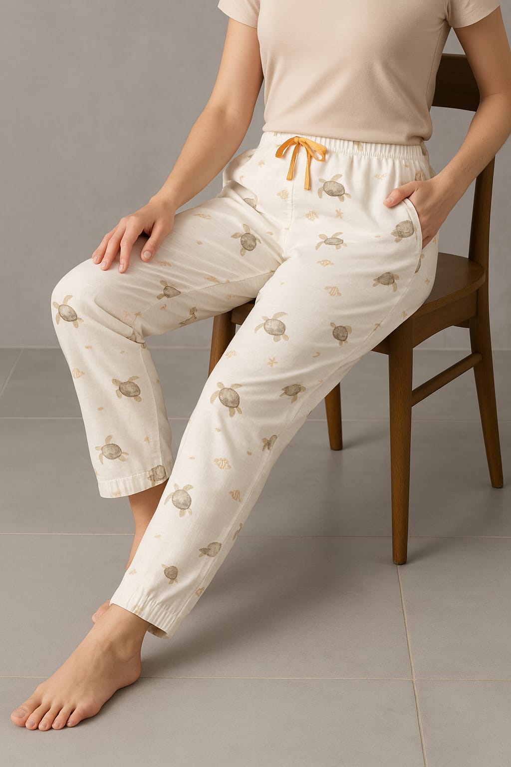 Shop Soft Cotton Printed Jogger Pants For 1KD in Kuwait