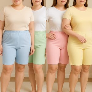 Buy Women's Cotton Comfort Shorts 2-Pack For 1KD in Kuwait