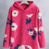 Order Ultra Soft Floral Hoodie Online For 1KD in Kuwait