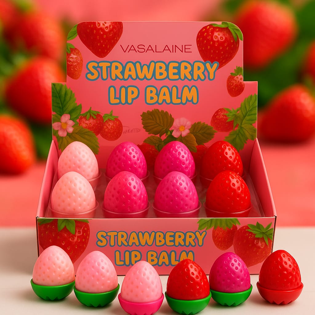 Order Vasalaine 6-Pack Strawberry Lip Balm For 1KD in Kuwait
