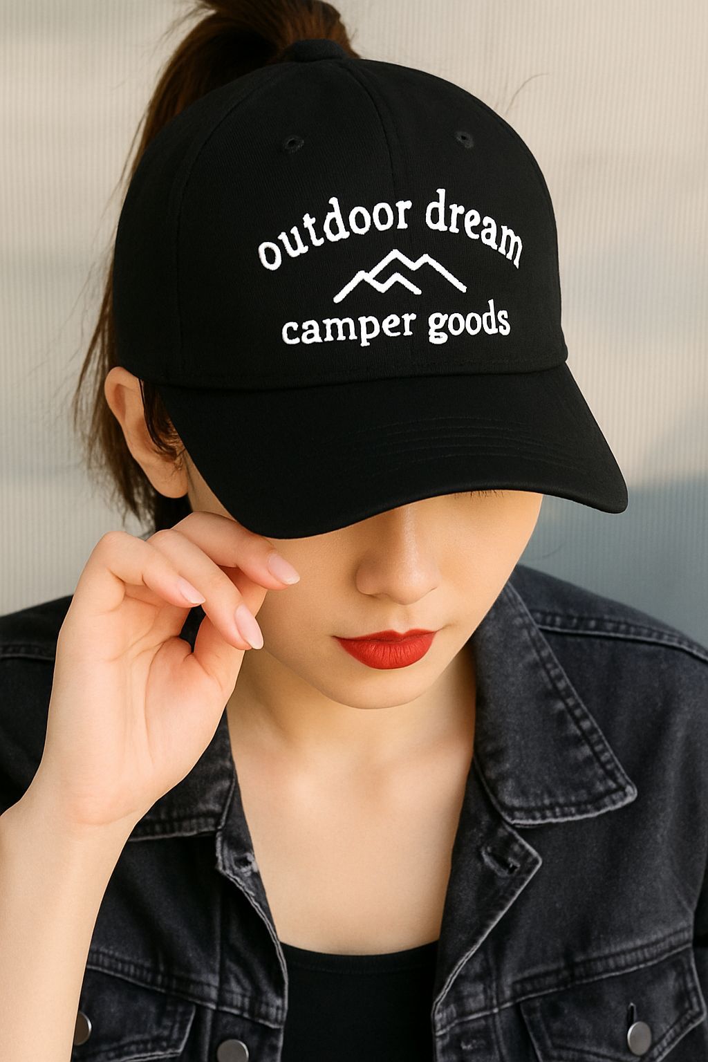 Outdoor Dream Cap Shop Outdoor Dream Black colour Hat For 1KD in Kuwait