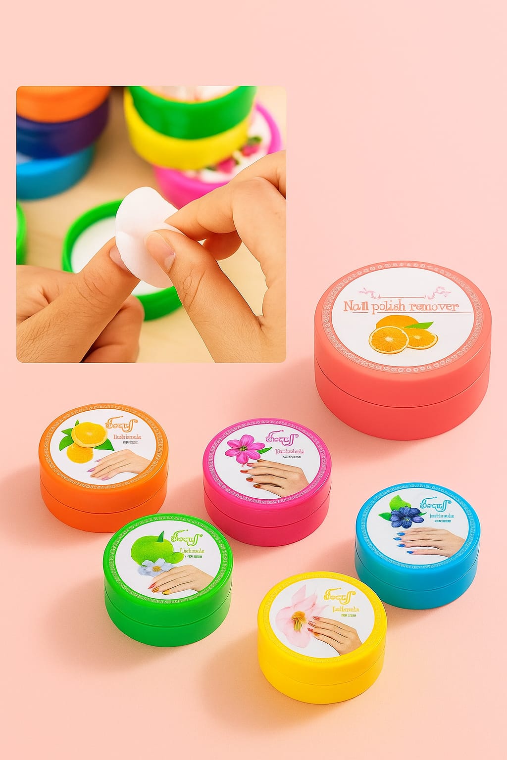 Order 6-Pack Nail Polish Remover Pads For 1KD in Kuwait