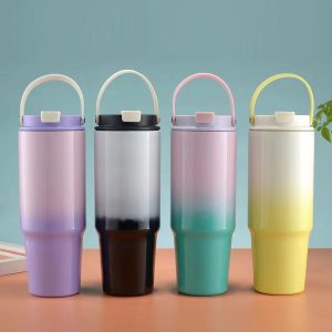 Buy Gradient Travel Mug – 900ML For 1KD in kuwait