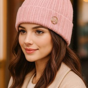 Buy Soft Touch Pink Winter Cap For 1KD in Kuwait