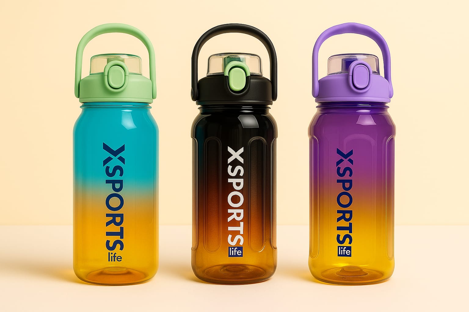 XSports Life 1700ML Gradient Water Bottle Buy XSports Life 1700ml Water Bottle For 1KD in Kuwait