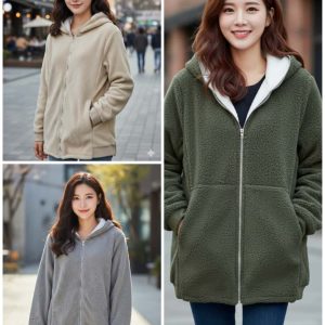 Buy Ultra-Soft Winter Fleece Zip Hoodie For 1KD in Kuwait