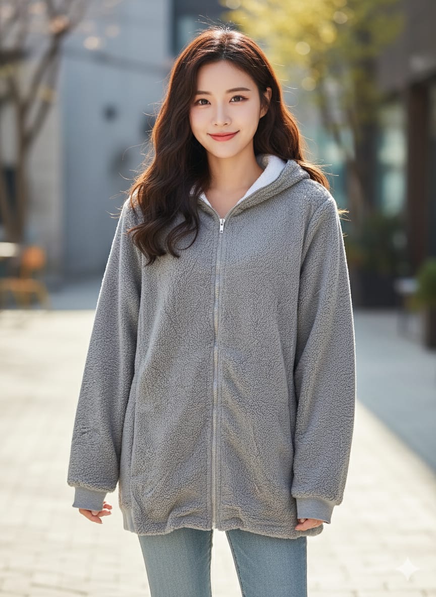 Order Winter Fleece Zip Hoodie Online For 1KD in Kuwait