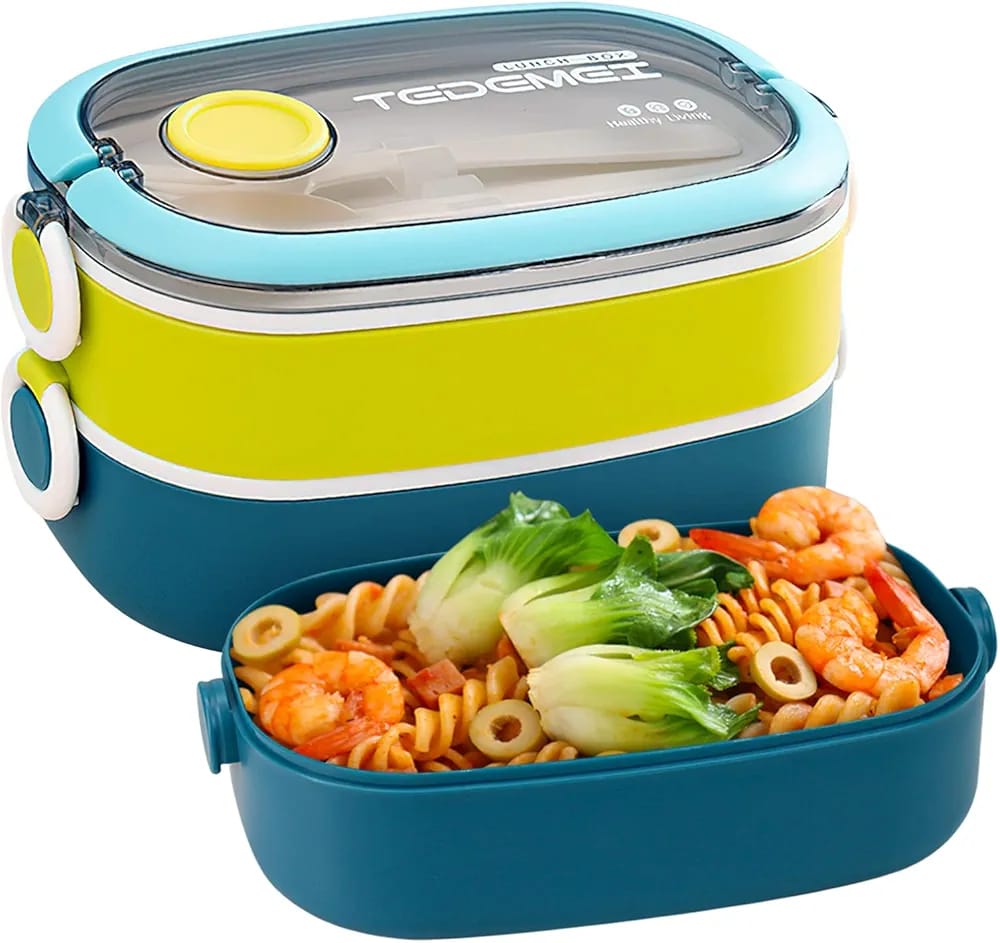Premium Double-Layer Bento Lunch Box Order Double-Layer Lunch Box Online For 1KD in Kuwait