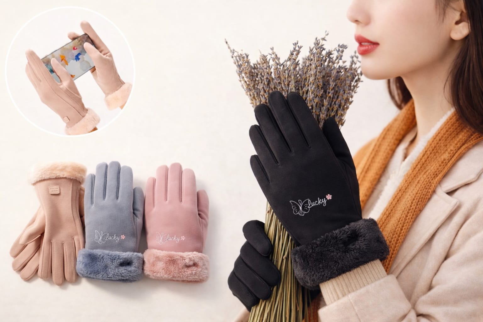 Buy Winter Gloves Lucky For 1KD in Kuwait