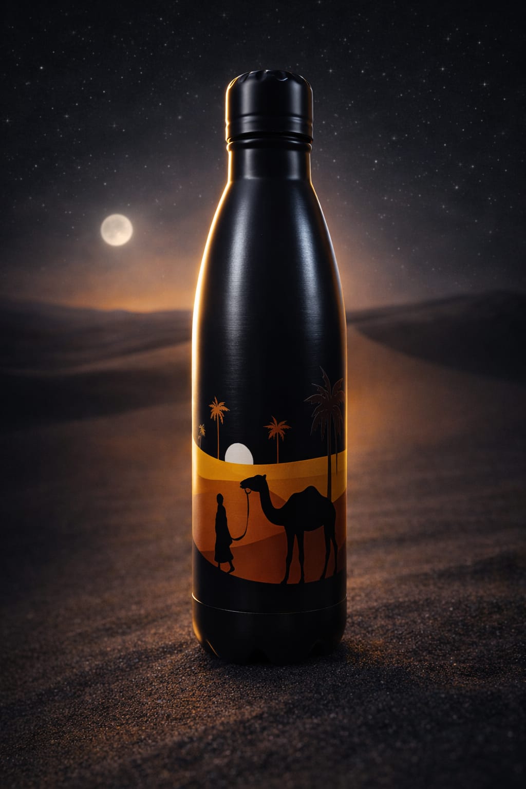 Order Black Stainless Steel Water Bottle For 1KD in Kuwait