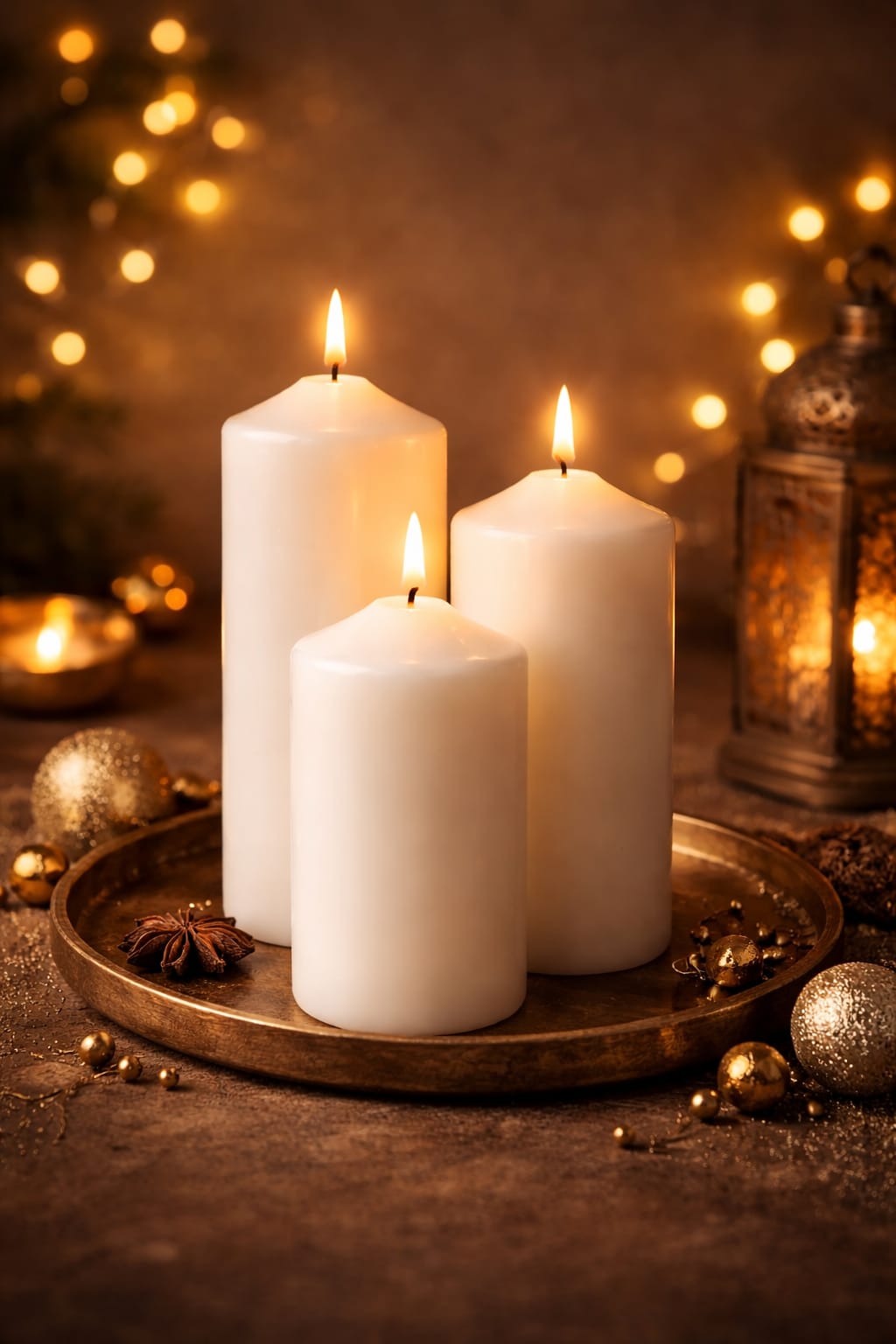 Shop Classic Pillar Candles Set For 1KD in Kuwait
