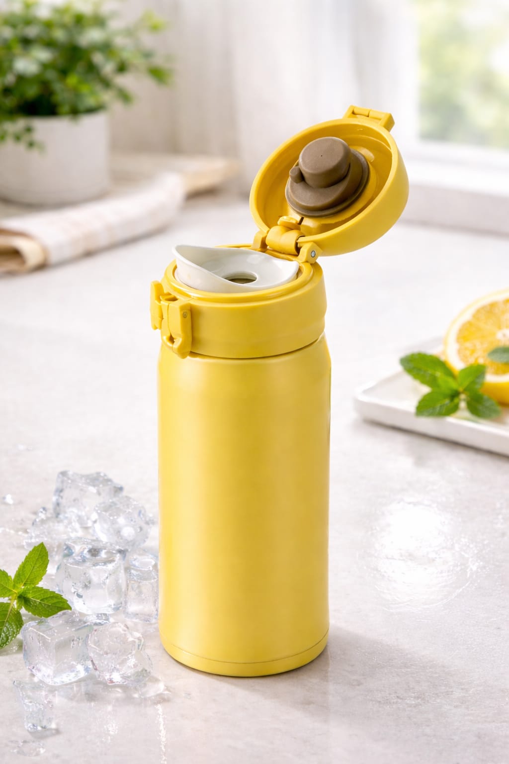 350 ML Hot & Cold Vacuum Insulated Bottle – Leakproof Flip Lid Buy 350ml Vacuum Insulated Bottle Online For 1KD in Kuwait
