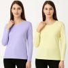 2 Pieces in 1KD Long Sleeve Basic Body Top Get 2-Pack Women's Basic Top Now For 1KD in Kuwait