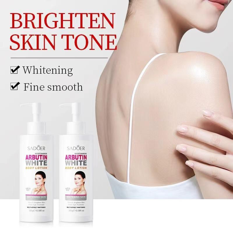 SADOER Arbutin White Moisturizing Body Lotion (300 g) Top SADOER Arbutin Moisturizing Skin Lotion For 1KD in Kuwait