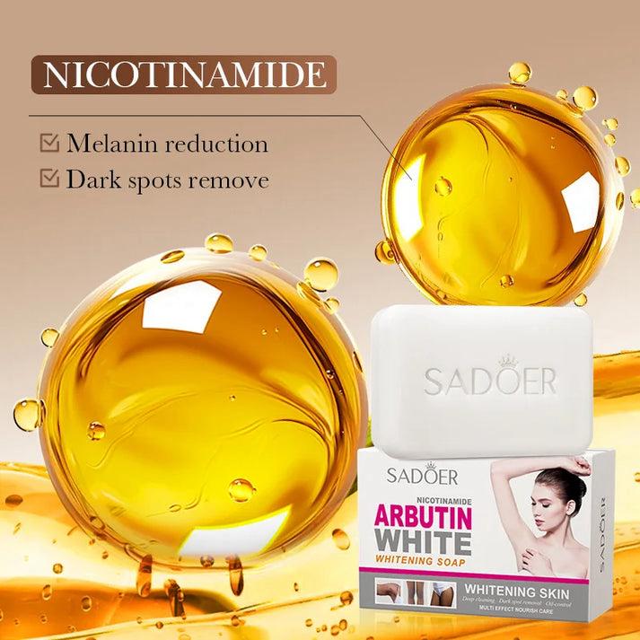 Premium SADOER Arbutin White Soap For 1KD in Kuwait