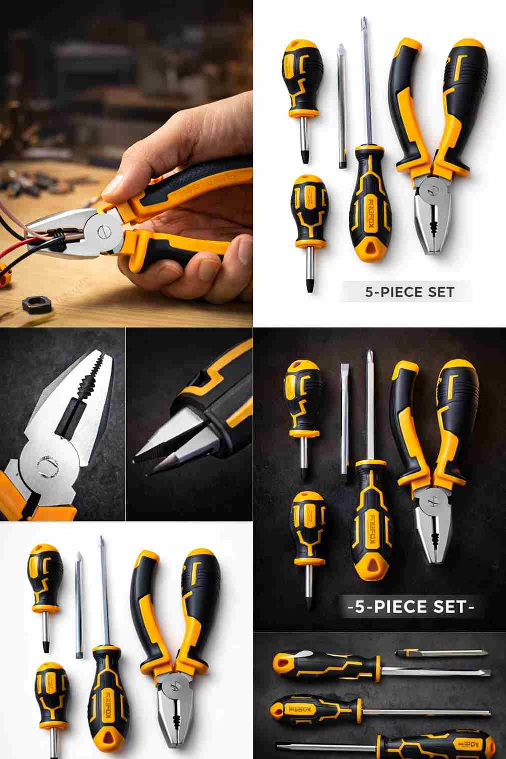 Shop FREFOX 5-Piece Hand Tool Kit For 1KD in Kuwait