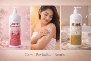 Candylush Musk Moisturizing Body Lotion 1000 ml for 1 KD in Kuwait