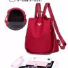 Premium Classic Convertible Shoulder Backpack Red for 1 KD in Kuwait