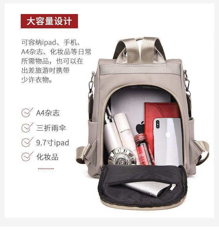 Classic Convertible Shoulder Backpack Gray for 1 KD in Kuwait