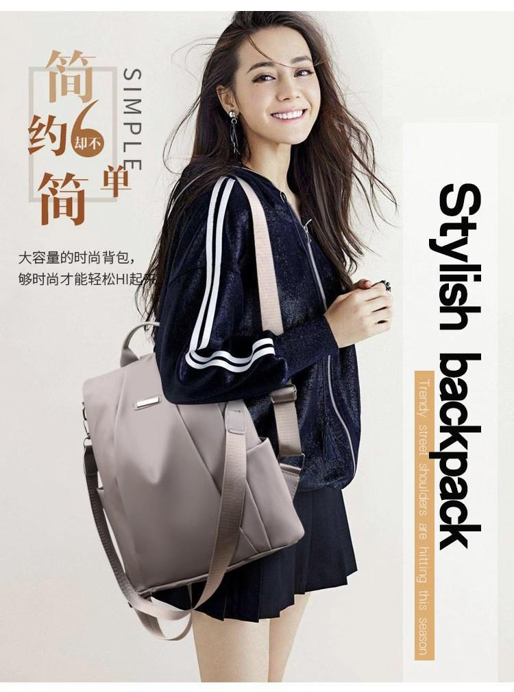 Premium Classic Convertible Shoulder Backpack Gray for 1 KD in Kuwait