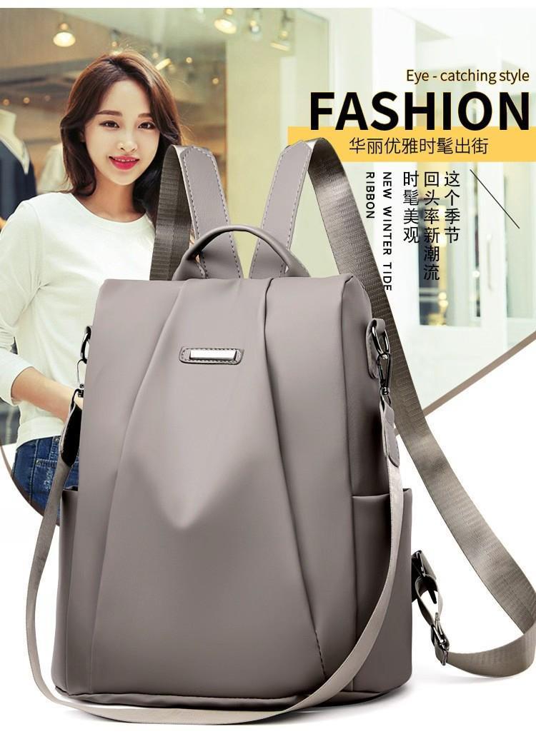 Premium Classic Convertible Shoulder Backpack Gray for 1 KD in Kuwait